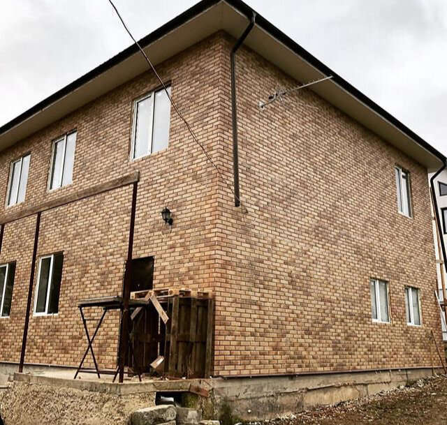 Монтаж фасада из клинкерной плитки