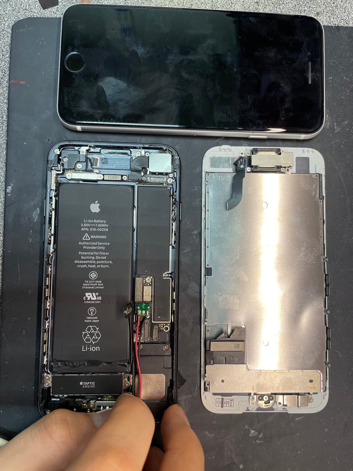 аккумуляторная батарея, дисплеи и аккумуляторы для iphone, айфон 7 датчики над динамиком, аккумулятор iphone 7, iphone