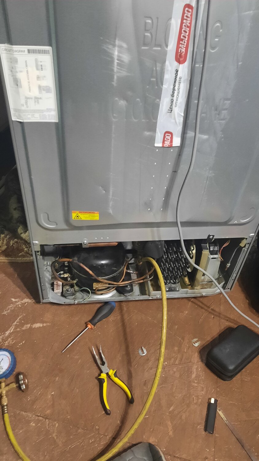 холодильник, заправка холодильника фреоном, заправка морозильной камеры 404 фреоном, холодильник lg no frost компрессор, холодильник без фреона
