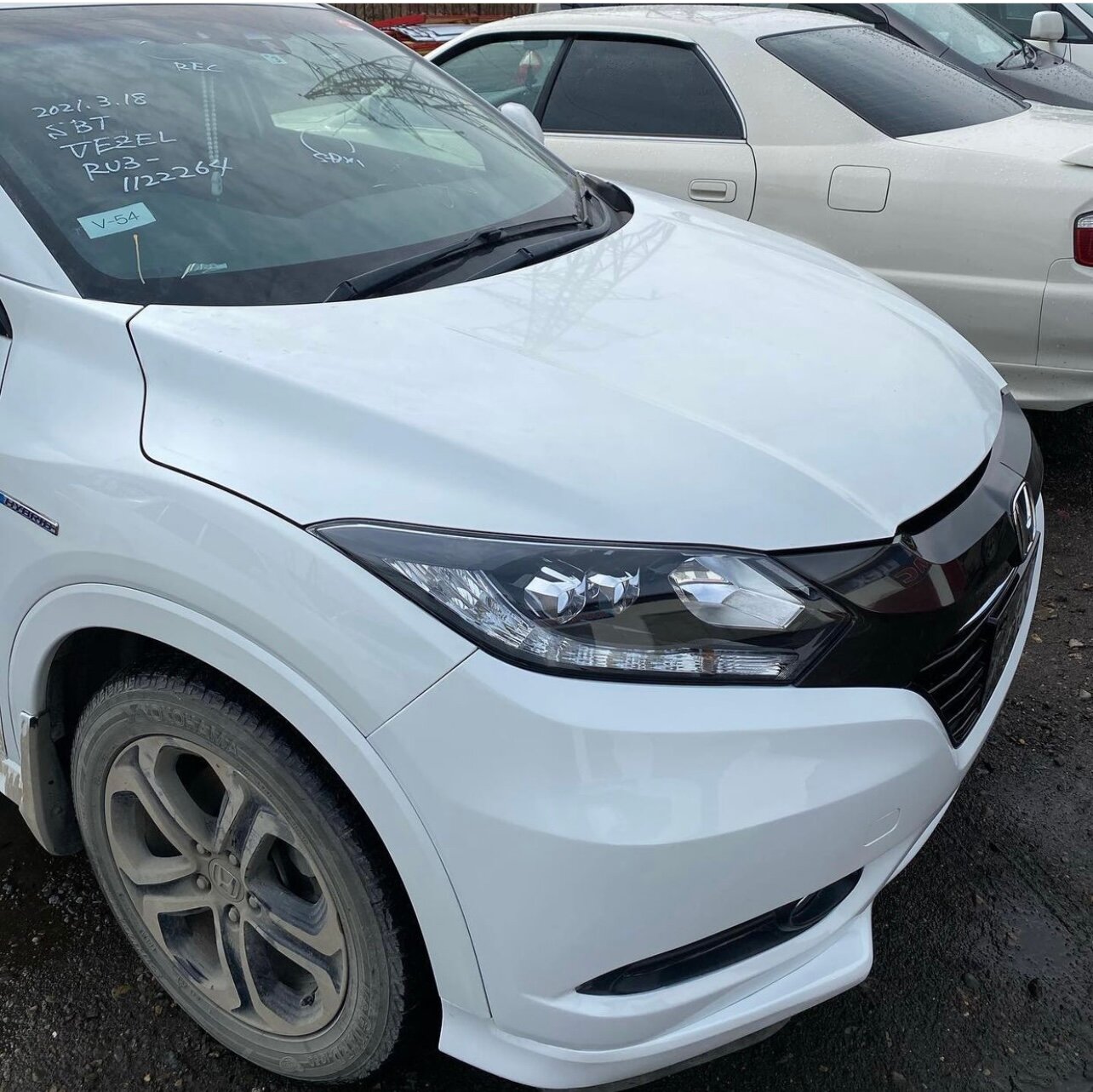 автомобиль, honda vezel 2016, стайлинг автомобиля, рио 3 реснички из пленки, Ford Kuga II