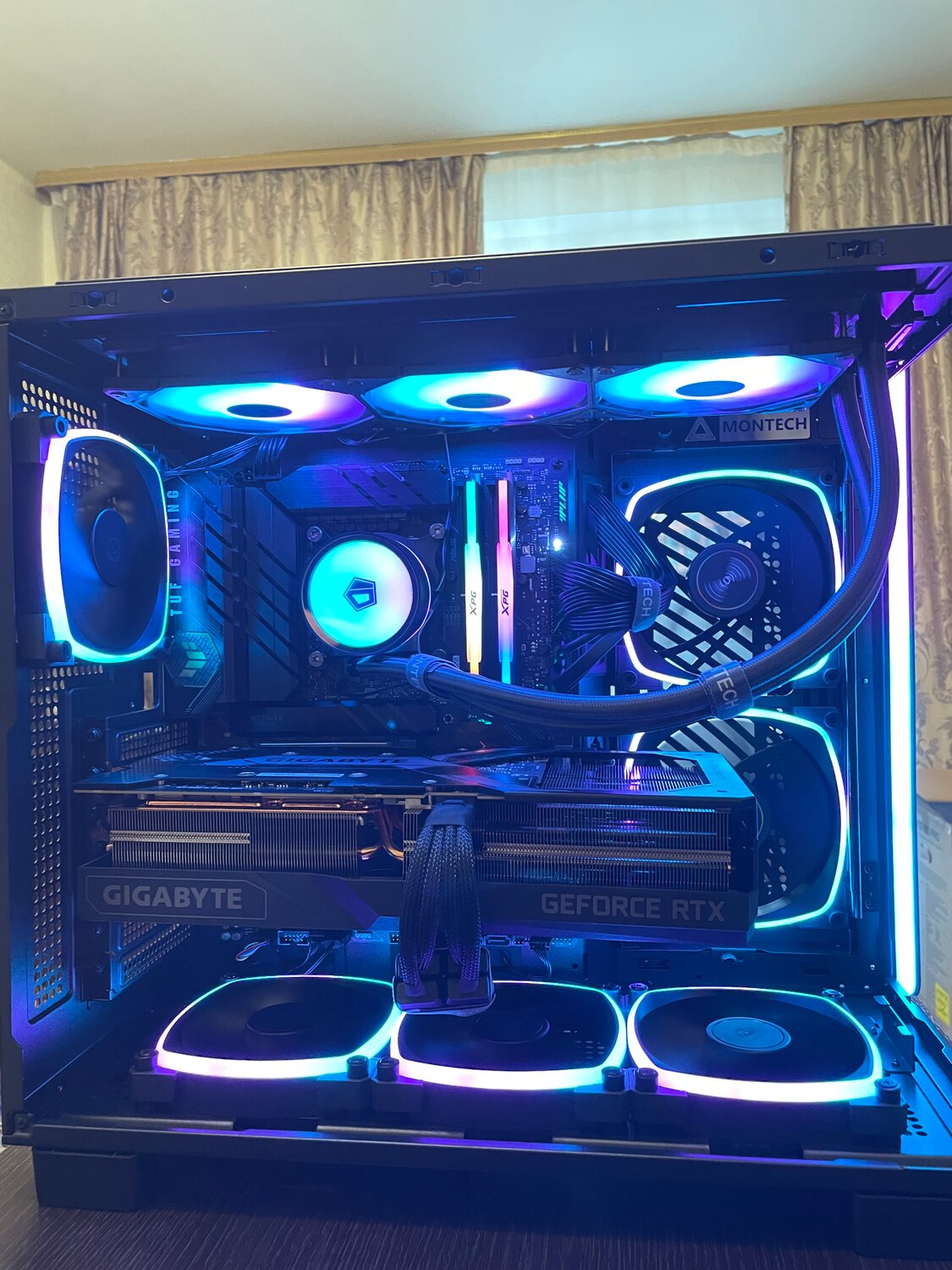 мощный компьютер, пк игровой, xpg spectrix d41, мощные пк, мощный игровой компьютер