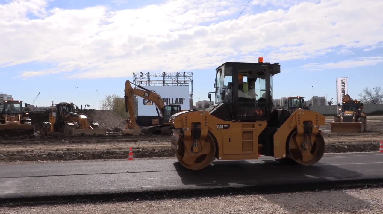техника, дорожная техника, дорожная, дорог, caterpillar cb10