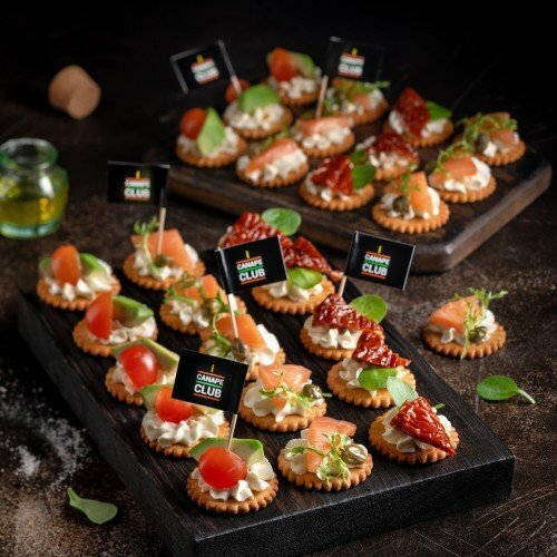 мини закуски для фуршета, канапе клаб кейтеринг, канапе для фуршета, канапе клаб, канапе мини бургеры