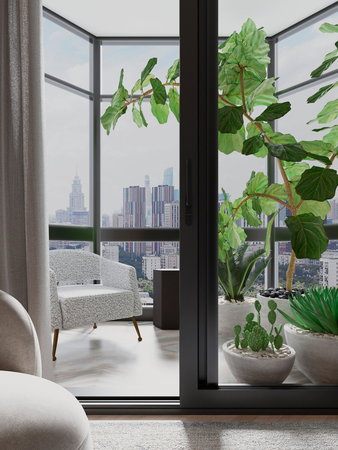 интерьер дома, интерьер, дизайн интерьера, окно, интерьер квартиры