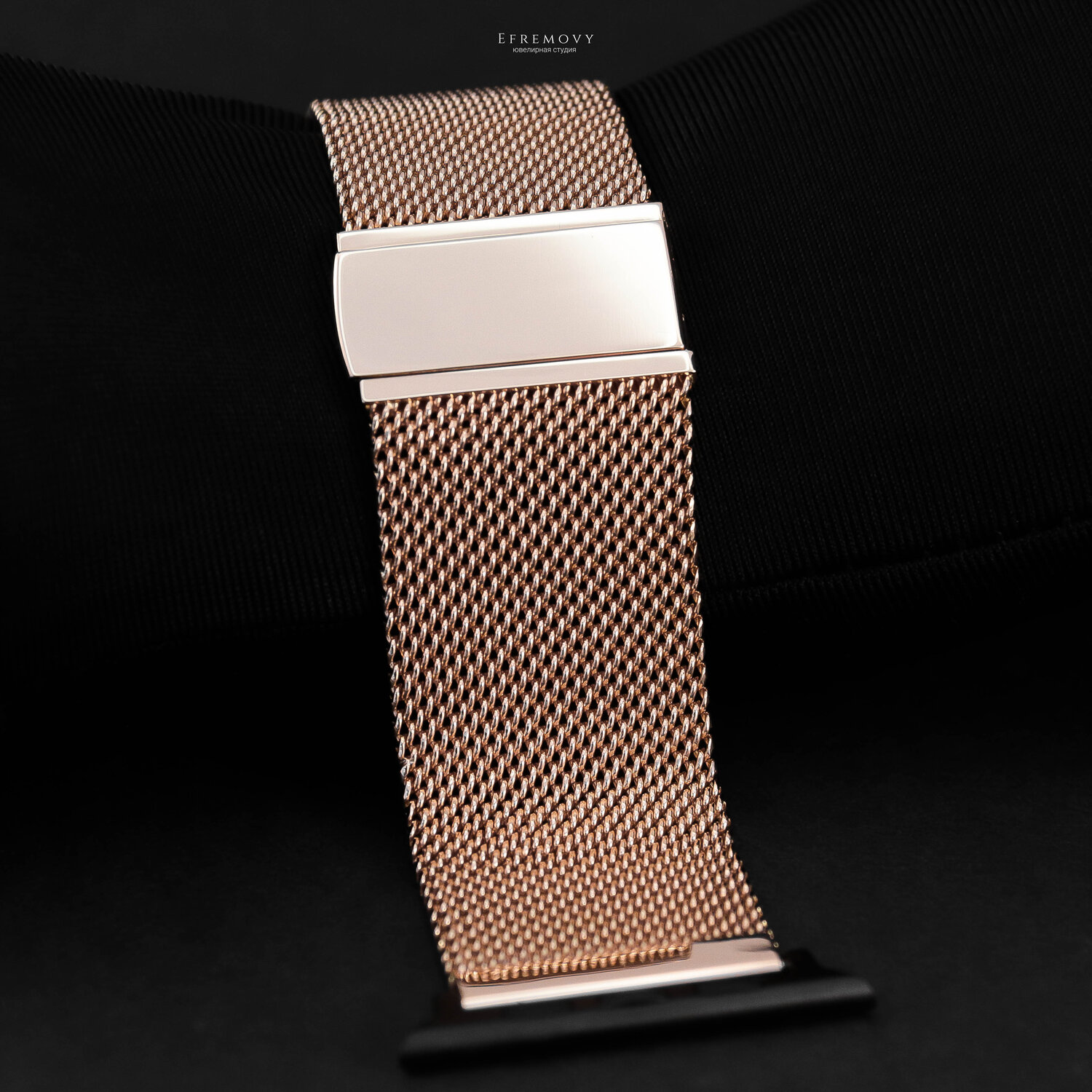 ювелирная мастерская, браслет для apple watch, часы наручные, браслет миланское плетение 22 мм, женские наручные часы