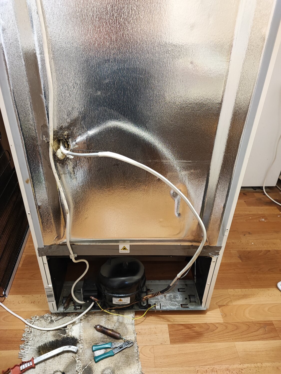 бытовая техника, lg ns24lbeg холодильник, холодильник, морозильная камера, сломанный холодильник