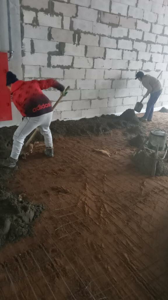 полусухая стяжка пола, полусухая стяжка, стяжка пола, полусухая стяжка пола во владимире, альтернатива стяжке пола