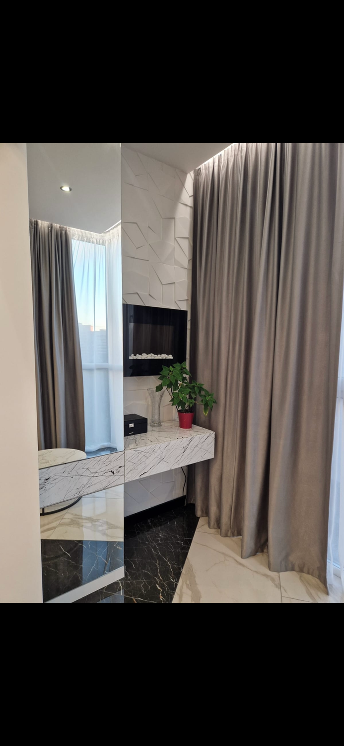 интерьер спальни, дизайн интерьера, интерьер современный, интерьер, интерьер штор