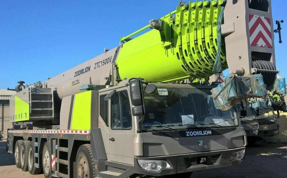 автокран zoomlion ztc1500v, автокран 150 тонн zoomlion ztc1500v, автокран zoomlion qy55, автокран zoomlion, автокран zoomlion qy25v