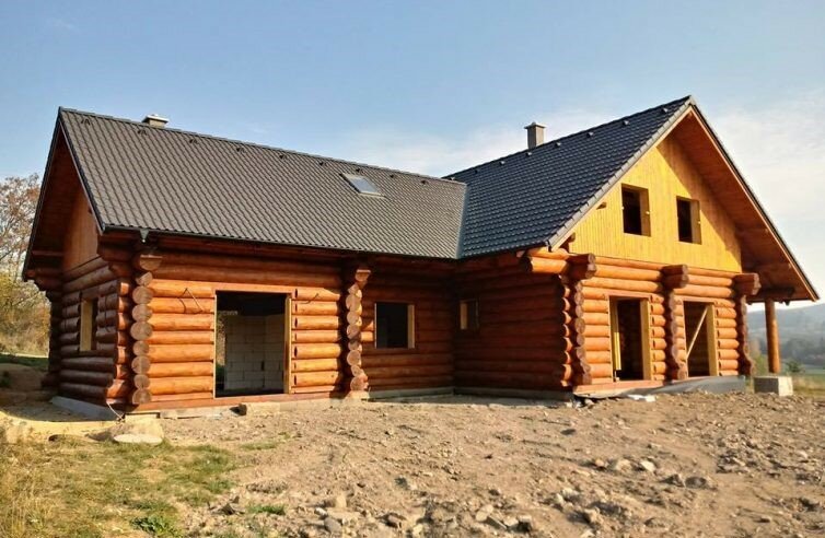 сруб дома, дом со сруба, дом бревно, сруб дома из бревна, дом из сруба