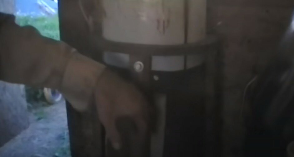 алюминиевая бочка 200 литров, фото в квартире, дробилка для кукурузы, 200 л бочка, бочка