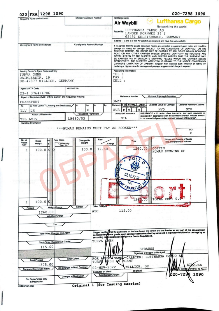 авианакладная грузовая air waybill, грузовая накладная air waybill, авианакладная образец, авианакладная, грузовая таможенная декларация (гтд)