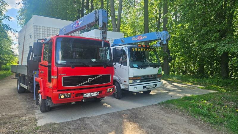volvo fe 240 с кму, volvo fl 6, манипулятор вольво 10 тонн, манипулятор вольво, volvo fl