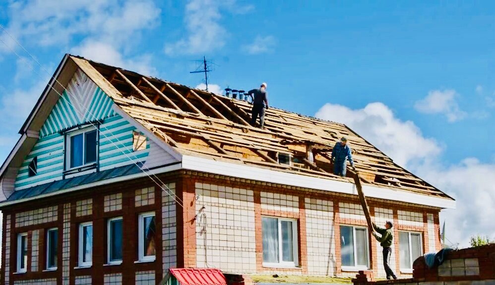 реконструкция крыши, крыша, замена кровли, крыша в частном доме, замена крыши в частном доме