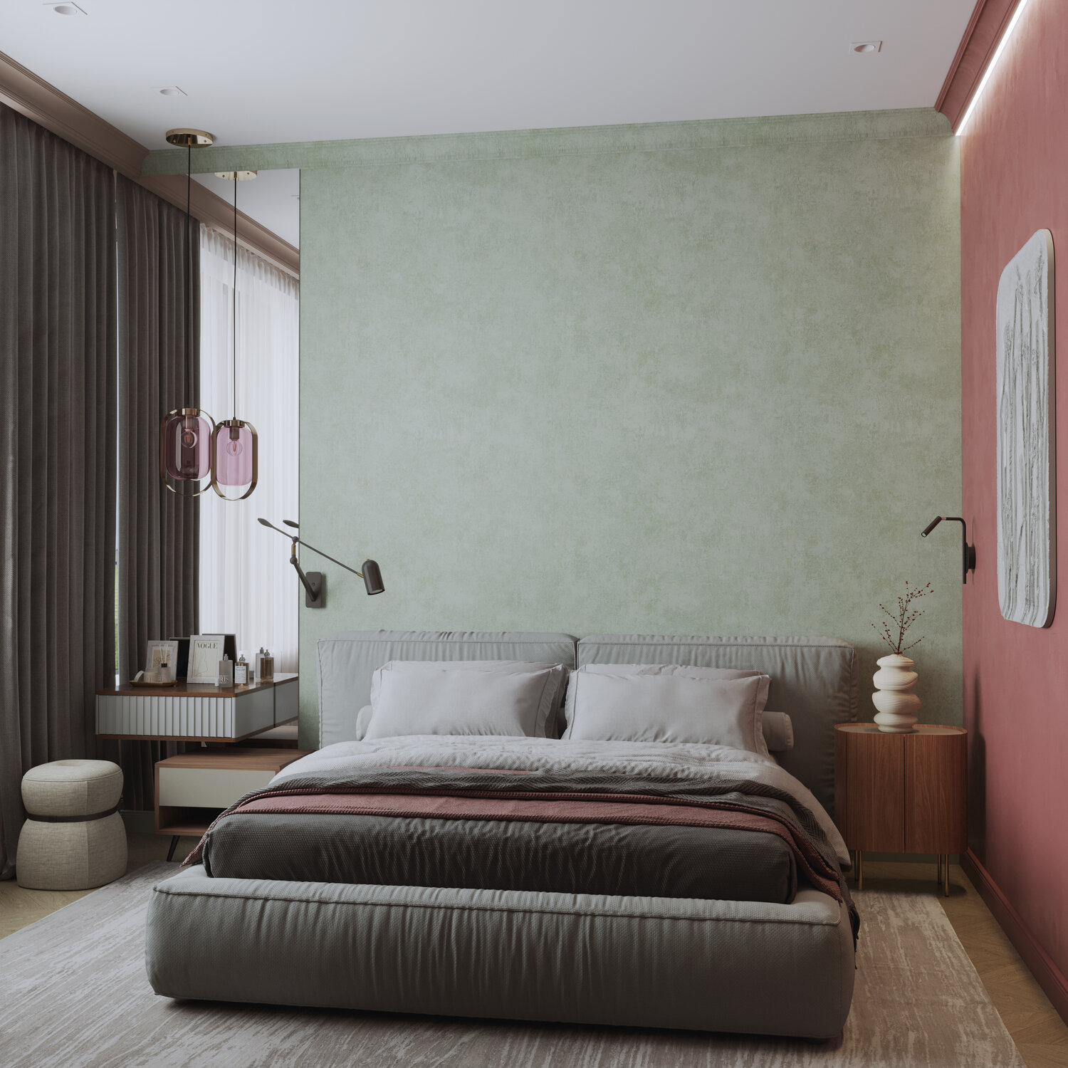 интерьер спальной, спальни дизайн интерьер, спальни дизайн, современная спальня дизайн, спальни интерьер