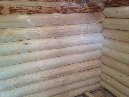 баня из бревна шлифованная внутри, отделка сруба, шлифовка сруба, конопатка сруба, покраска сруба