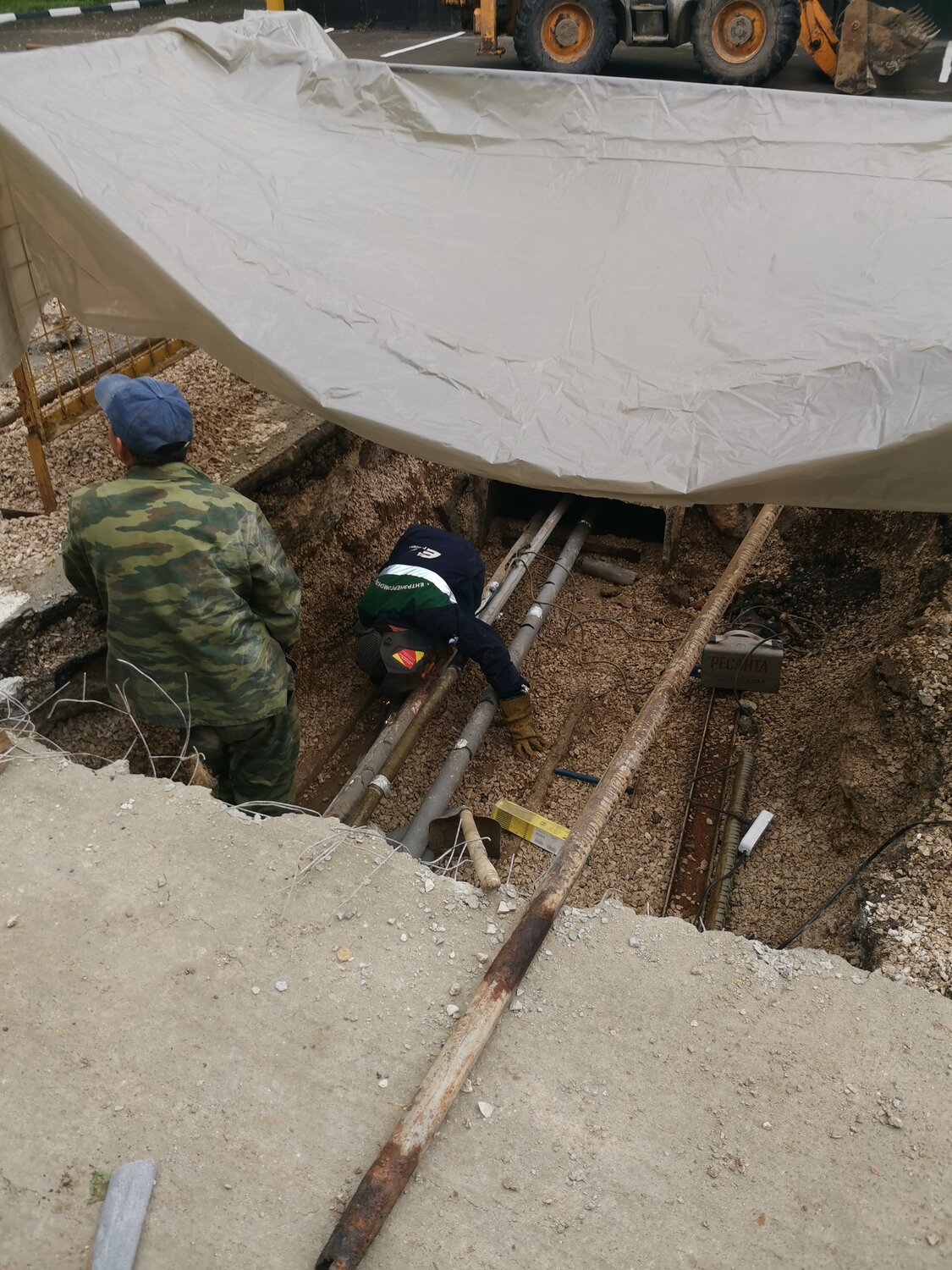 Монтаж теплотрасс