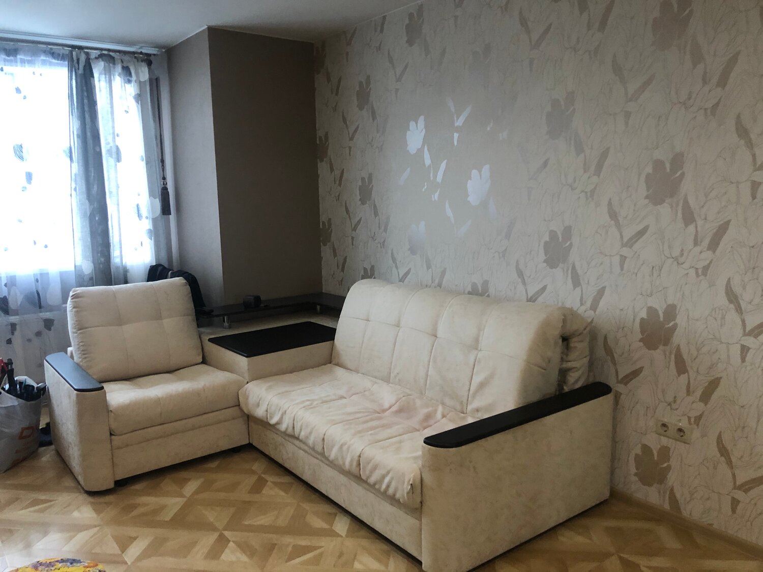 квартира, интерьер, угловой диван, мебель, дивана