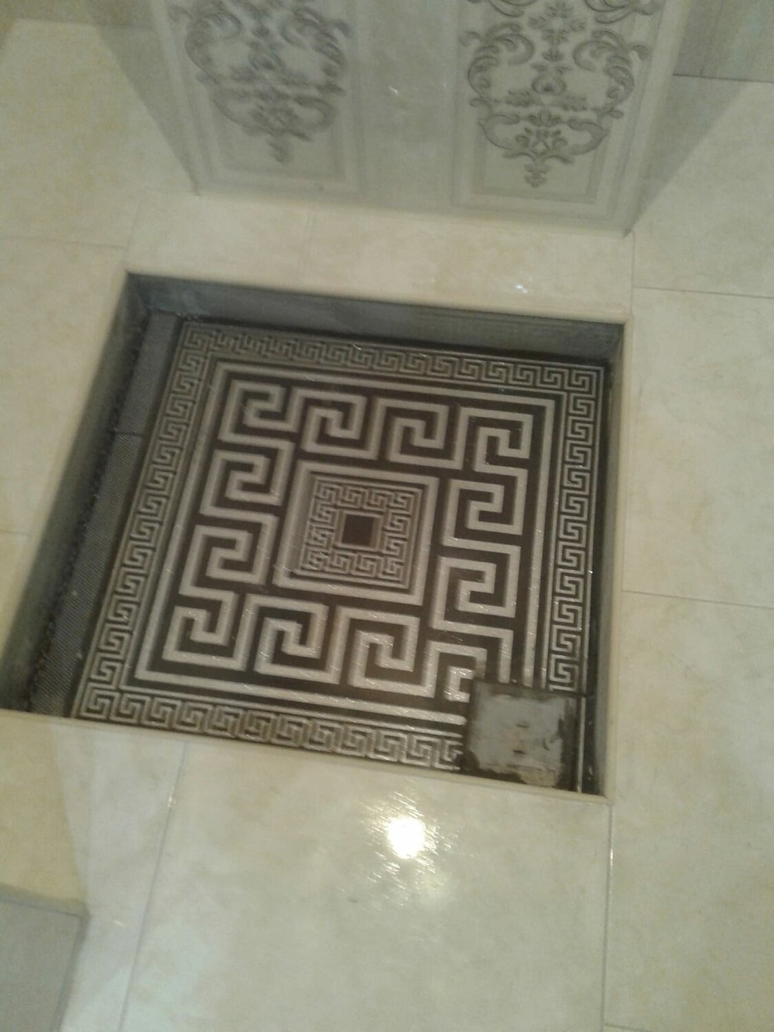 панно versace 60 60 керамогранит, peronda 88*88 museum панно, chaplin okre l :07-5917090 мрамрный плитка для пола, плитка, плитка панно