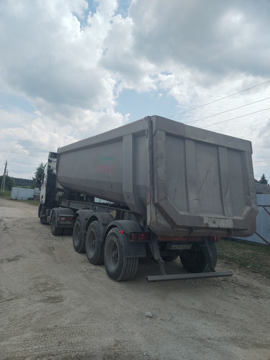 полуприцеп самосвальный, полуприцеп самосвал, полуприцеп-самосвальный 9516, полуприцеп, carnehl полуприцепы самосвальные