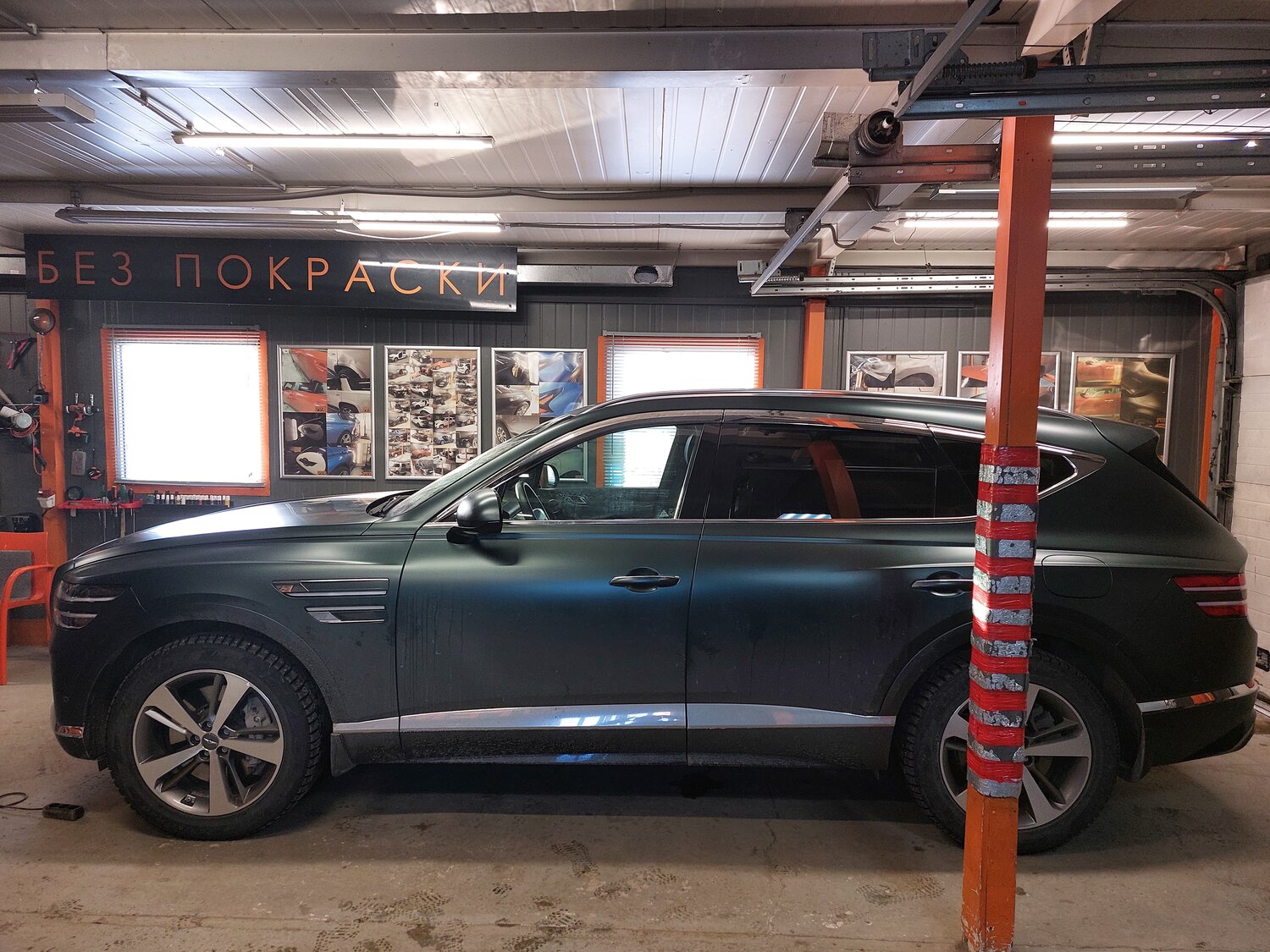 genesis gv80 зеленый матовый, genesis gv 80 2021, автомобиль genesis, genesis gv 80, Dodge RAM IV (DS/DJ)