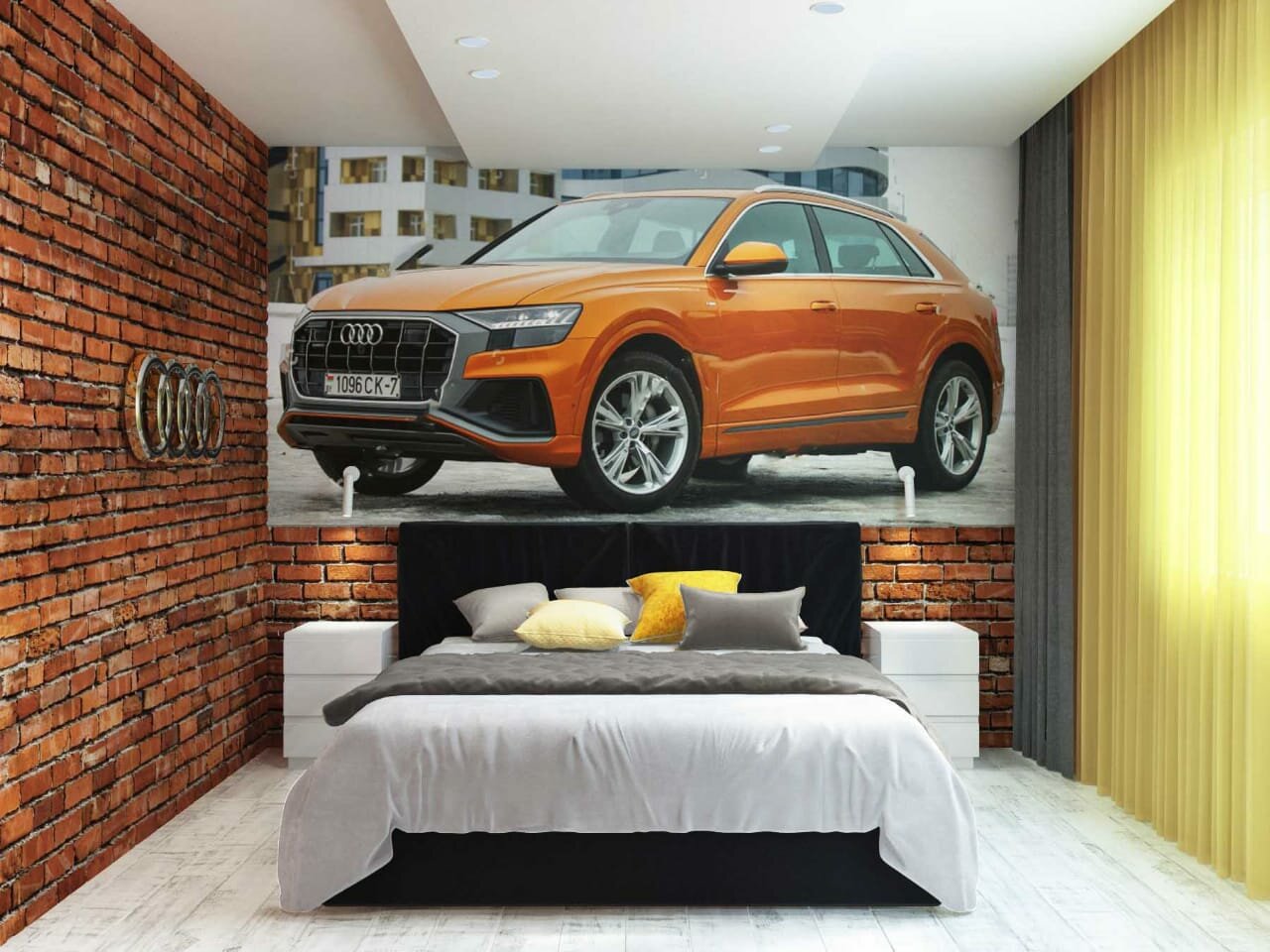 audi q 8, оранжевая ауди, ауди ку 8, audi q8 orange, audi q 3 2021