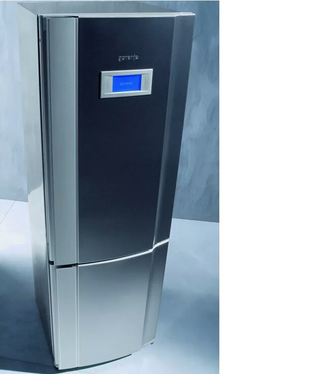 холодильник gorenje, холодильник горение, холодильник gorenje pininfarina nrk 2000, техника, двухкамерный холодильник