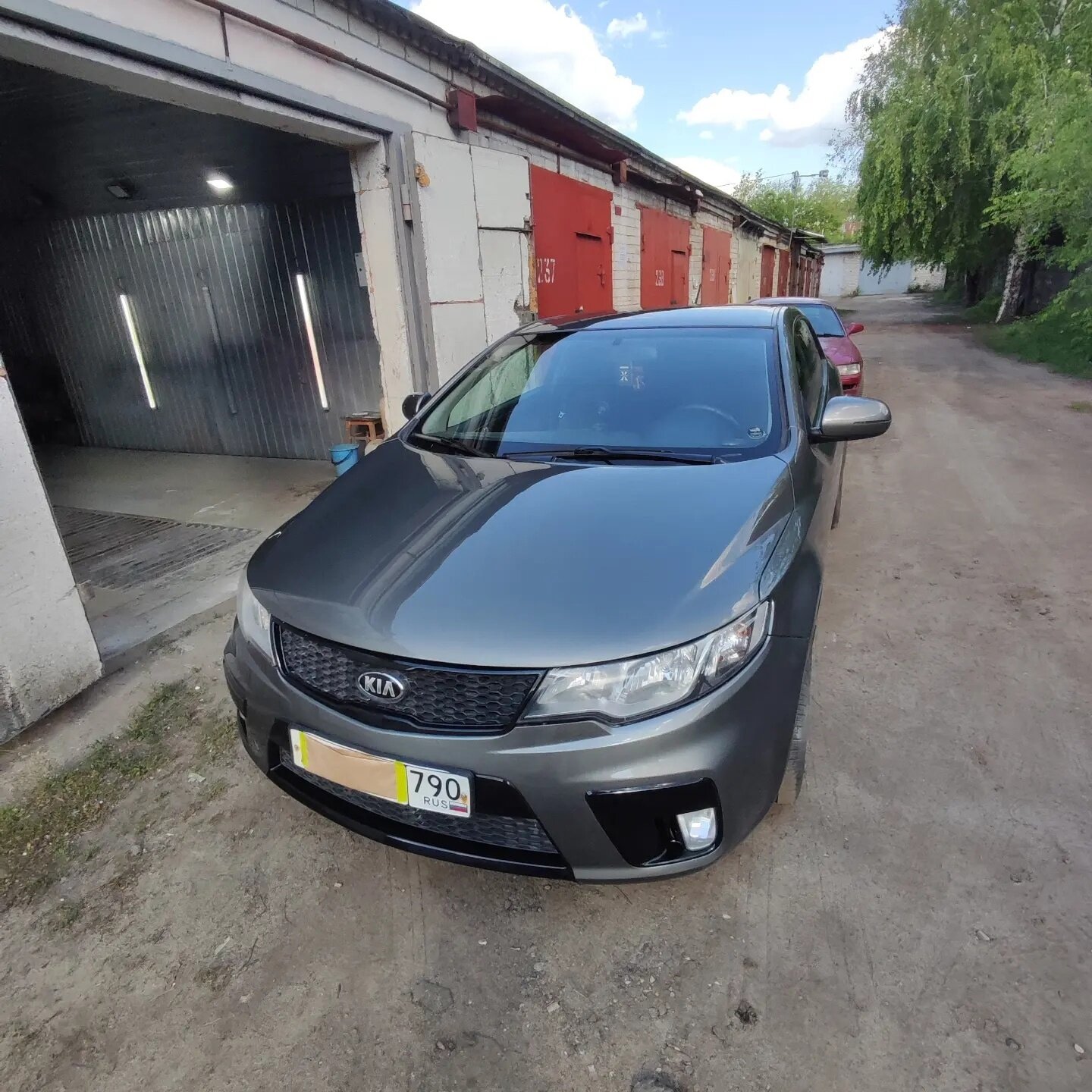 kia cerato ii, серая киа, киа купе церато 2012 серый, kia cerato 2011, Kia Cerato II
