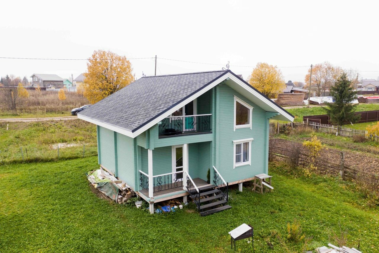 дом 100 м 2, дом в, каркасного дома, каркасный дом терем, дом каркасный