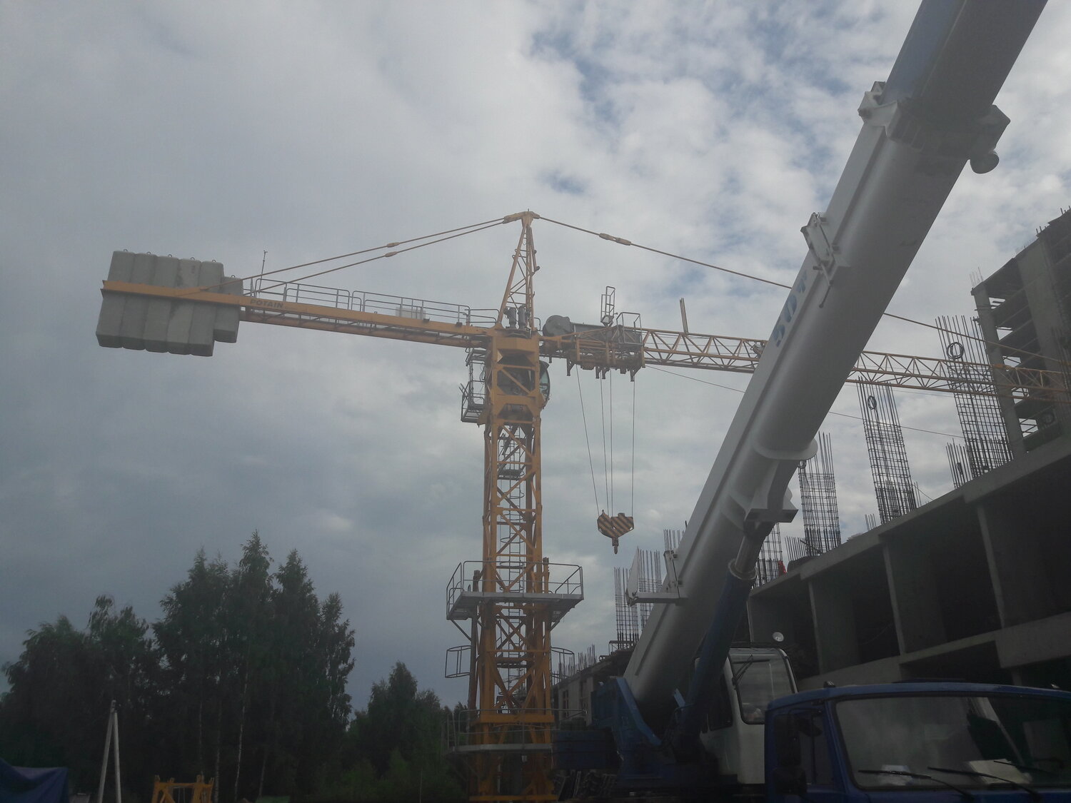 potain mc 175b, башенный кран кб, башенный кран liebherr, башенный кран либхер 200, кран potain mc 235