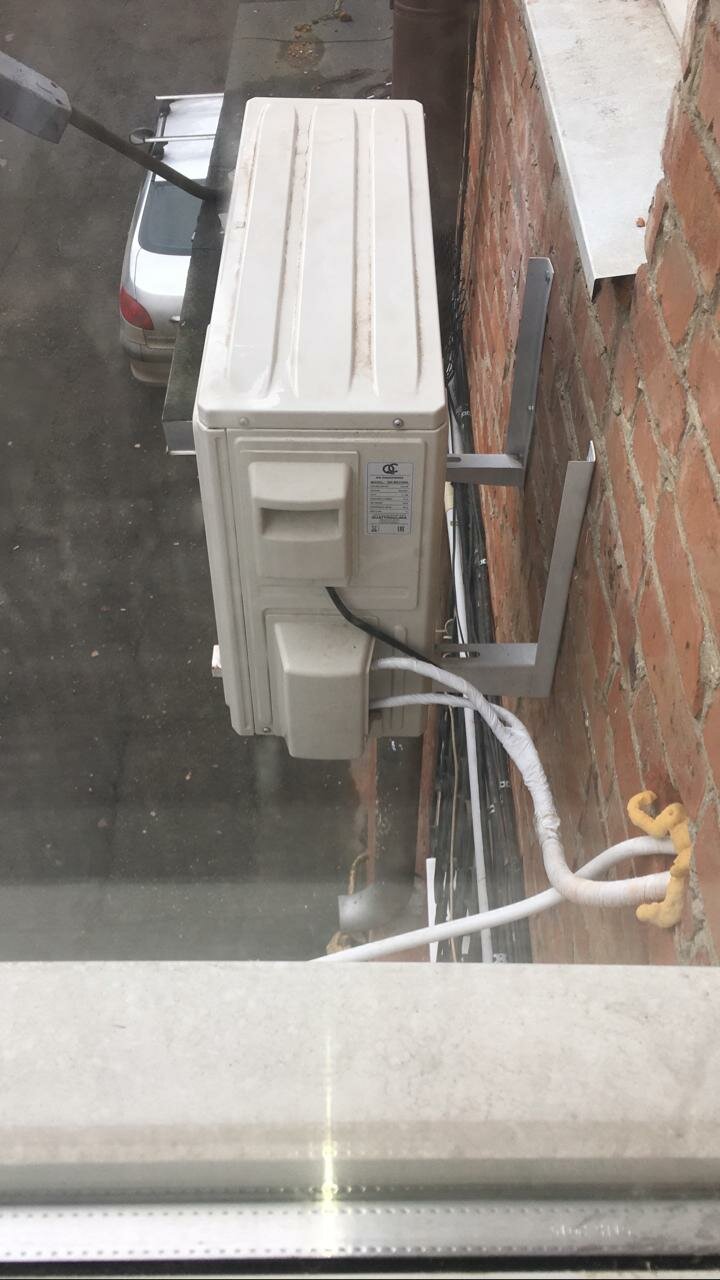 кондиционер, кондиционер 7ка, внешний блок для кондиционера электролюкс 12, подъемник для наружного блока кондиционера, подъемник для внешнего блока кондиционера