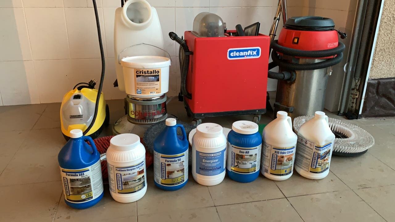 американская химия для химчистки мягкой мебели, chemspec химия для химчистки, профессиональная химия для химчистки мягкой мебели, минимальный набор химии для химчистки мебели, химчистка