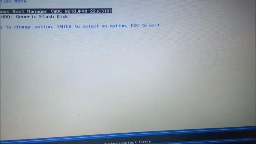 Установка Windows Acer Aspire