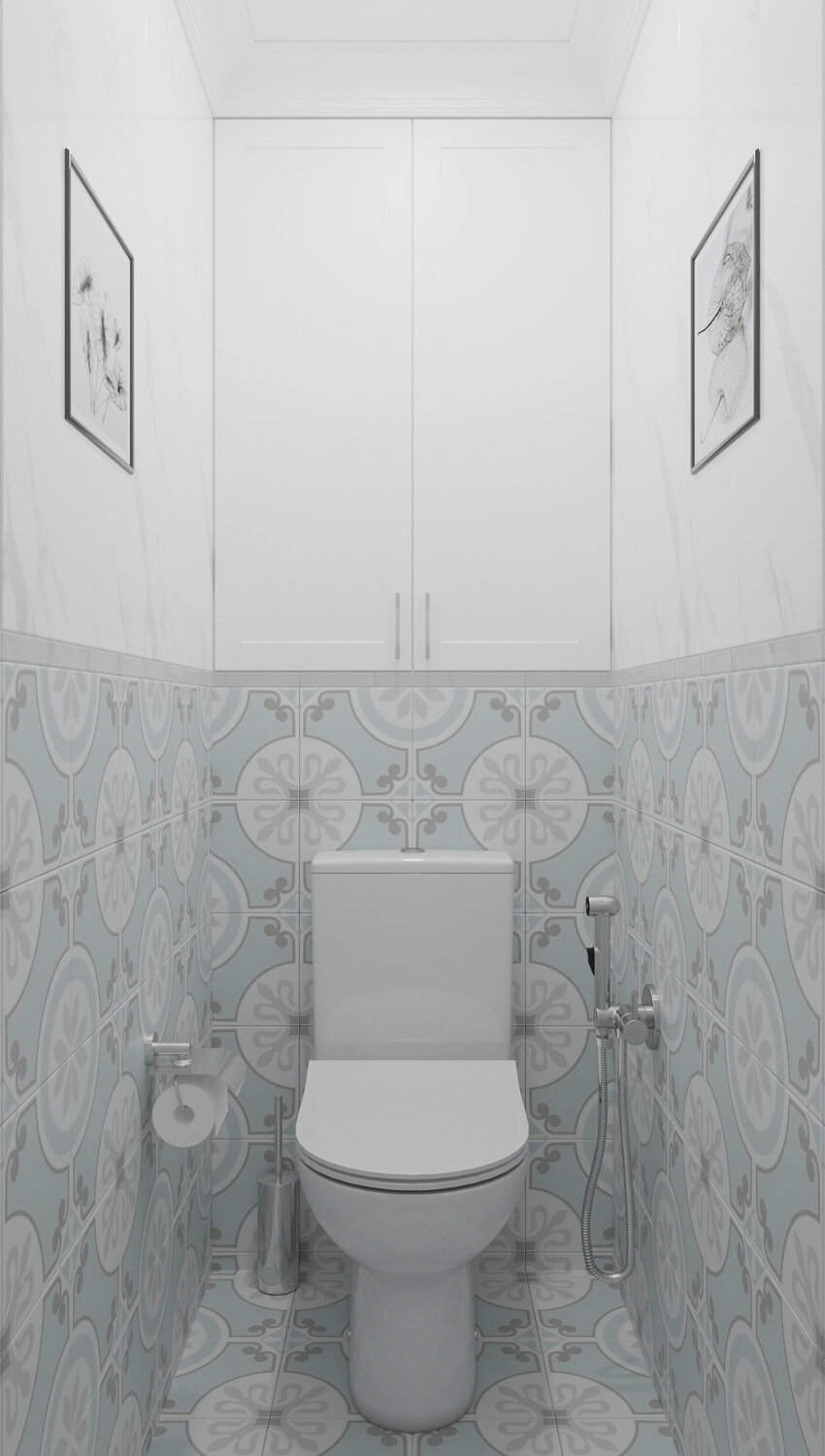 дизайн маленького туалета, дизайн туалета, интерьер туалета, интерьер туалета в панельном доме, дизайн туалета плитка