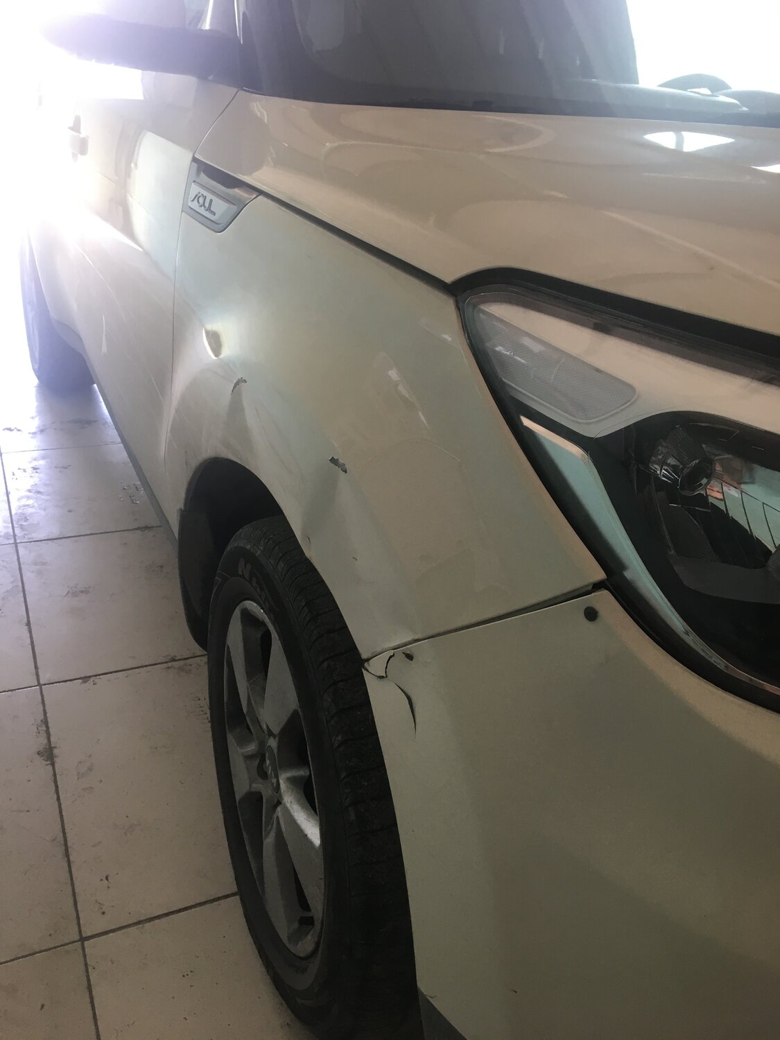 автомобиль, авто, щель между крылом и бампером киа рио 3, зазор между крылом и бампером киа рио 3, ксенон киа рио 3