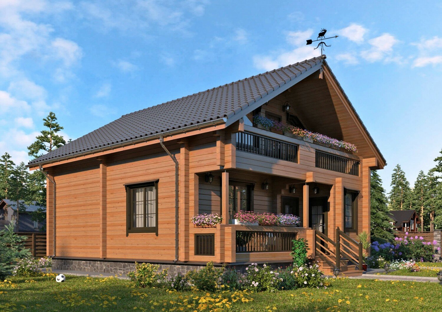 Строительство дома из бруса