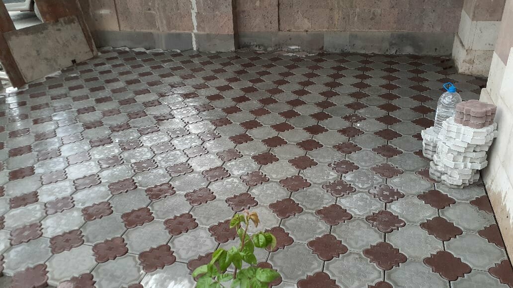 брусчатка, тротуарная плитка, плитка тротуарная 100х200х50 брусчатка вибропрессованная серая, брусчатка вибролитая, брусчатка оренбург плитка