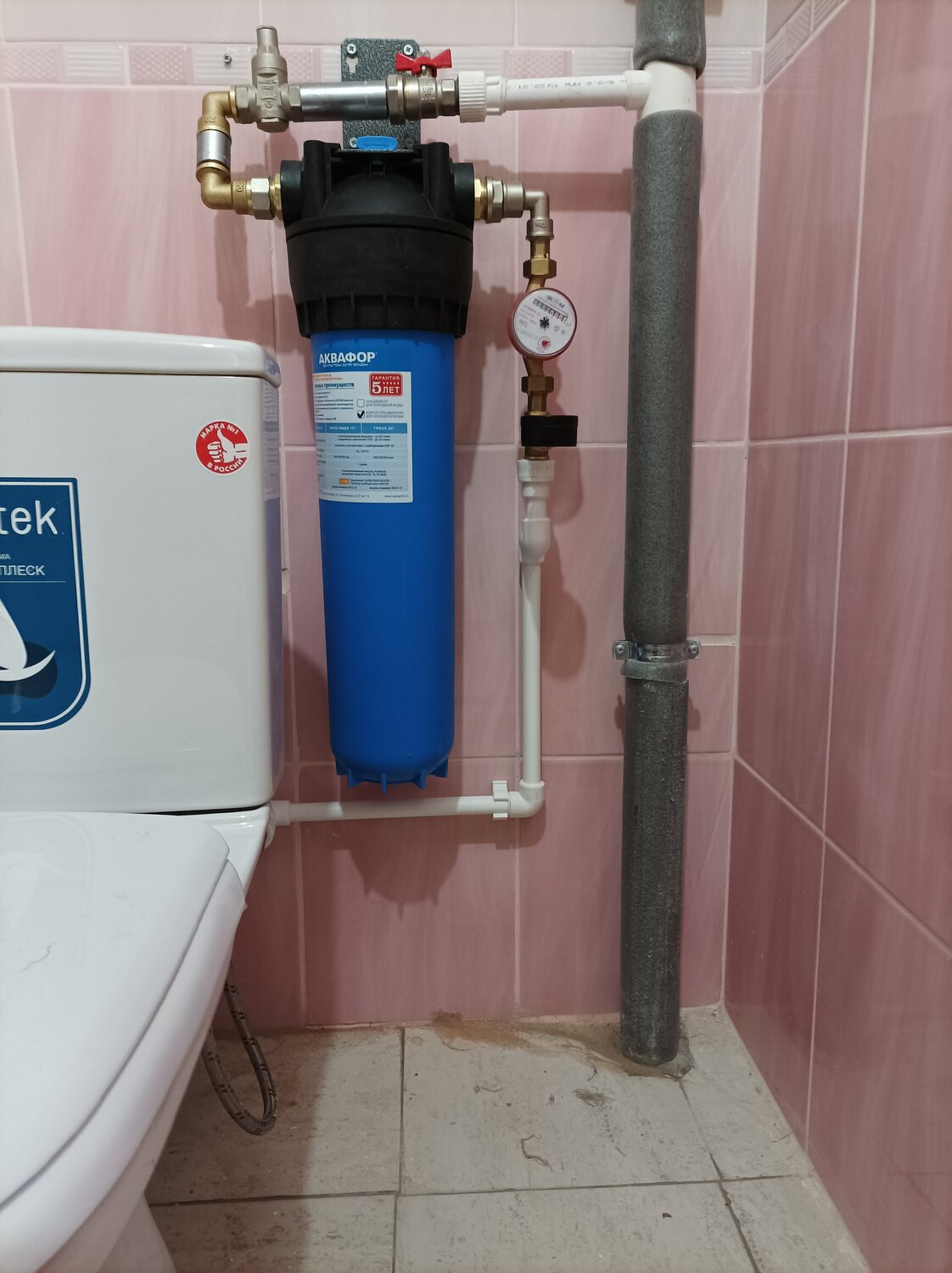 фильтр для воды, фильтр для воды в частный дом от извести и железа, водоочистка, водоснабжение, монтаж магистрального фильтра