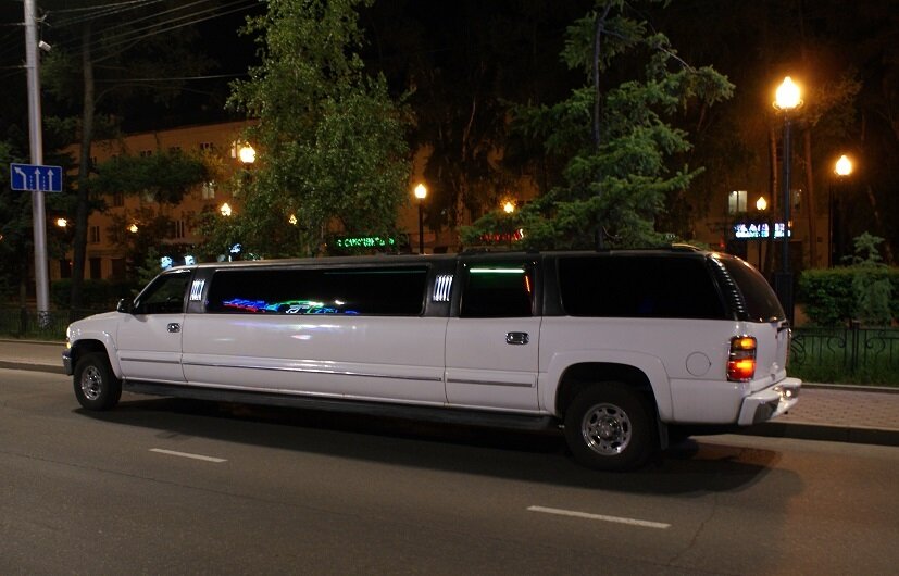 лимузин, ночной лимузин, лимузин scv6, hummer h2 лимузин новокузнецк, Chevrolet Suburban X
