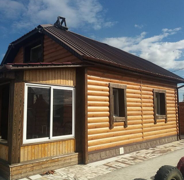 Монтаж фасада из металлического сайдинга