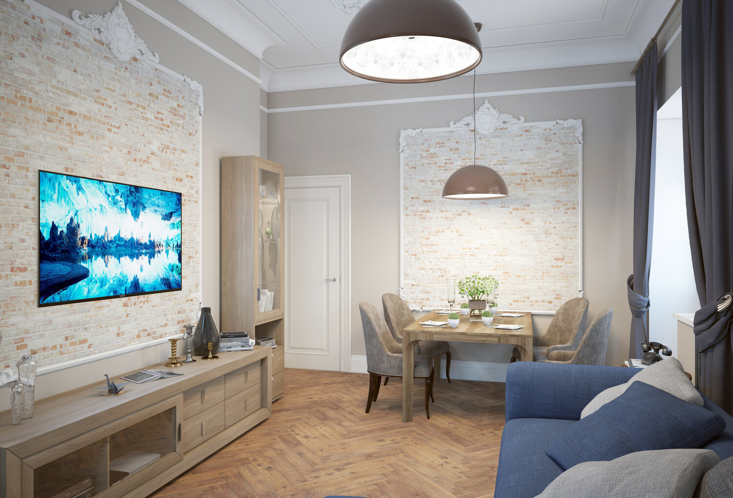 интерьер квартиры, интерьер, интерьер кухня гостиная, интерьер гостиной, дизайн интерьера