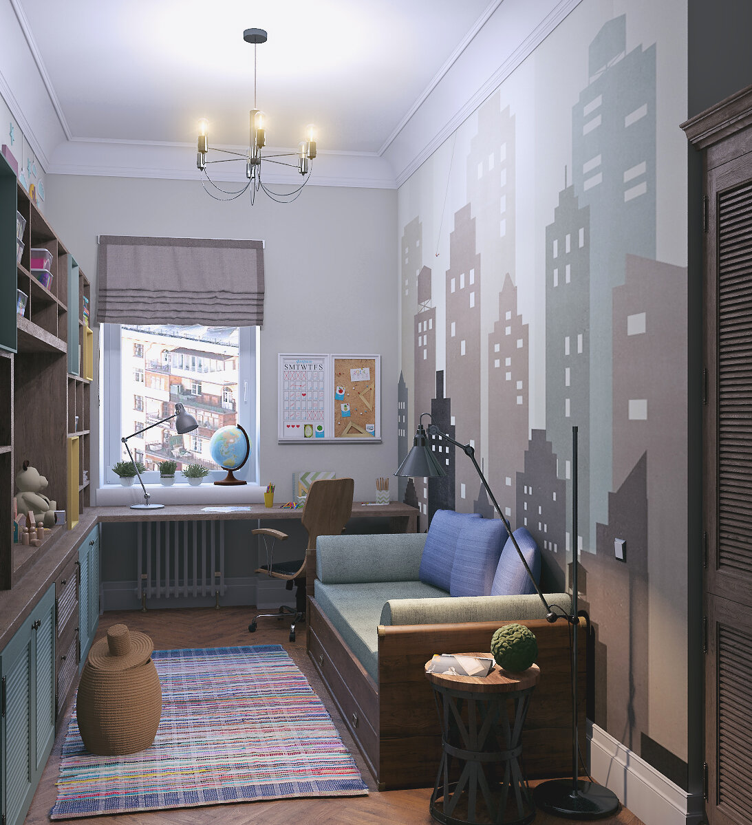 интерьер детской, дизайн детской, дизайн детской комнаты, детская интерьер, детская комната