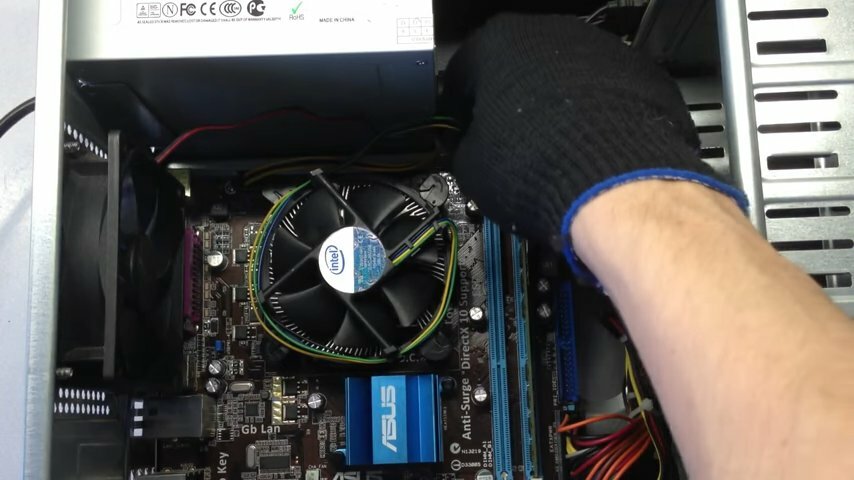 видеокарта для пк асус h81m-k, gtx 660 подключттьк материнской плате, асус в системнике на материнской карте, установка кулера на процессор, подключить питание процессора к компу