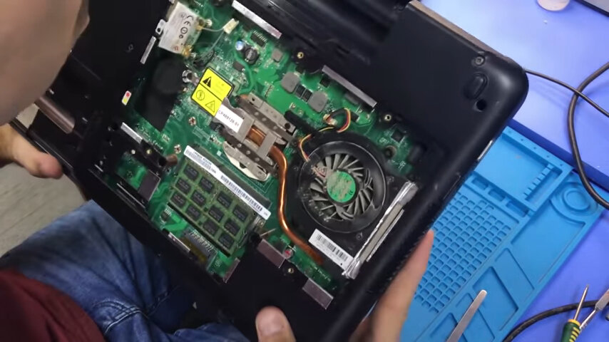 починить ноутбук, ноутбук, апгрейд ноутбука asus k701c, дискретная видеокарта для ноутбука msi, dell n5010 видеокарта