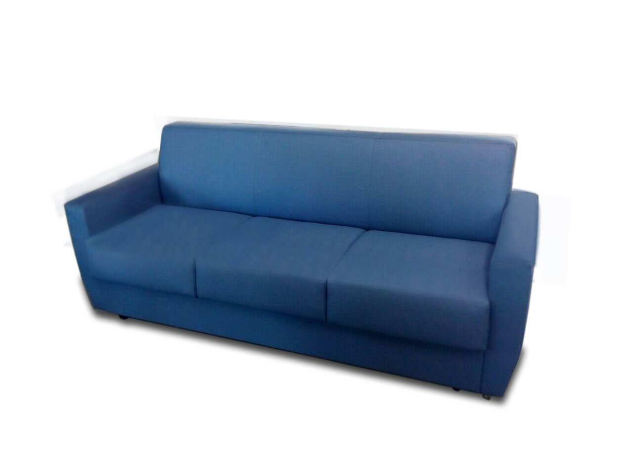 диваны, диван еврокнижка атлант синий, прямой диван, компактный диван, диван еврокнижка