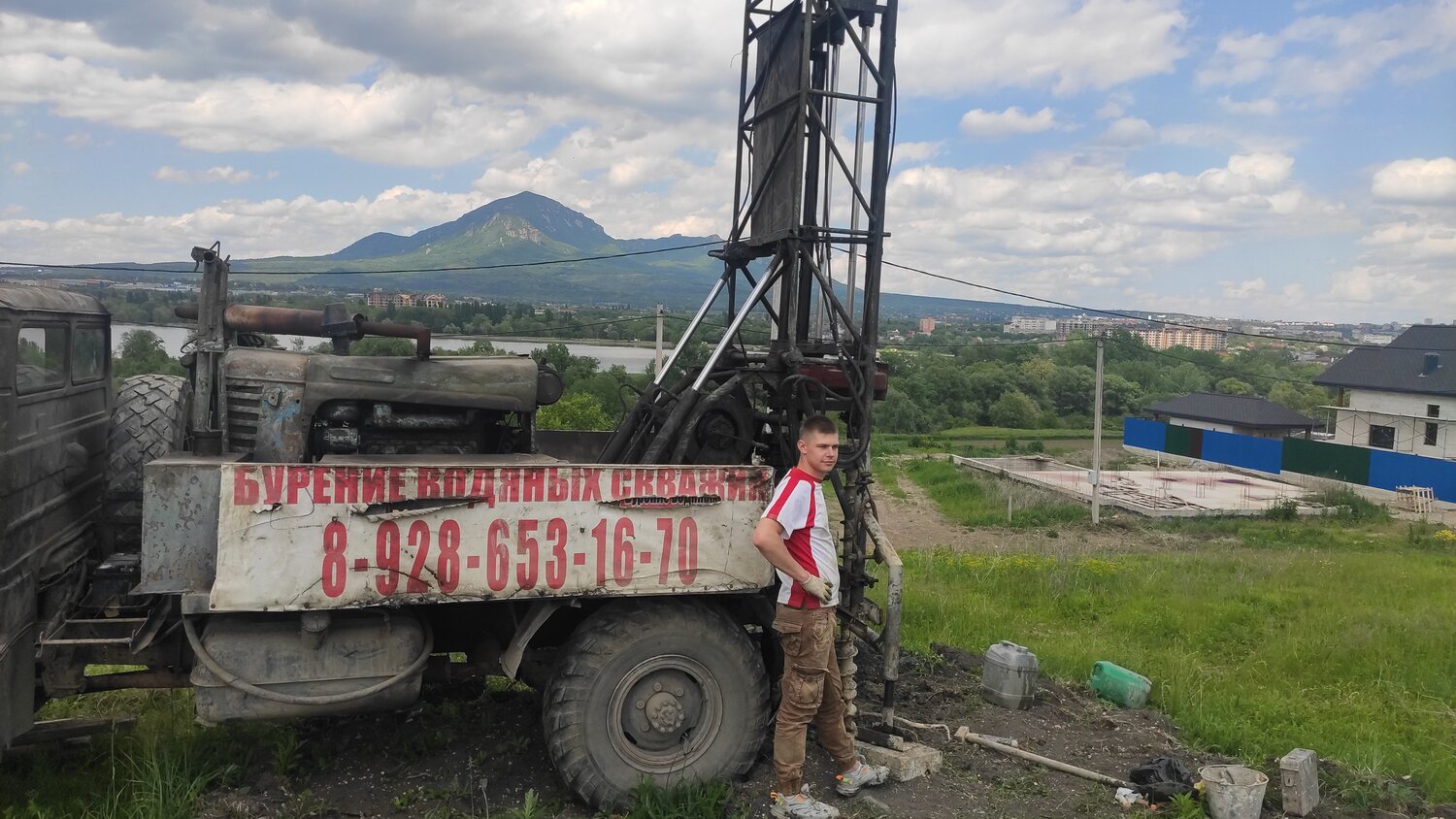буровая установка, буровая, буровая техника, буровой станок скб на базе камаз, геологоразведочная машина
