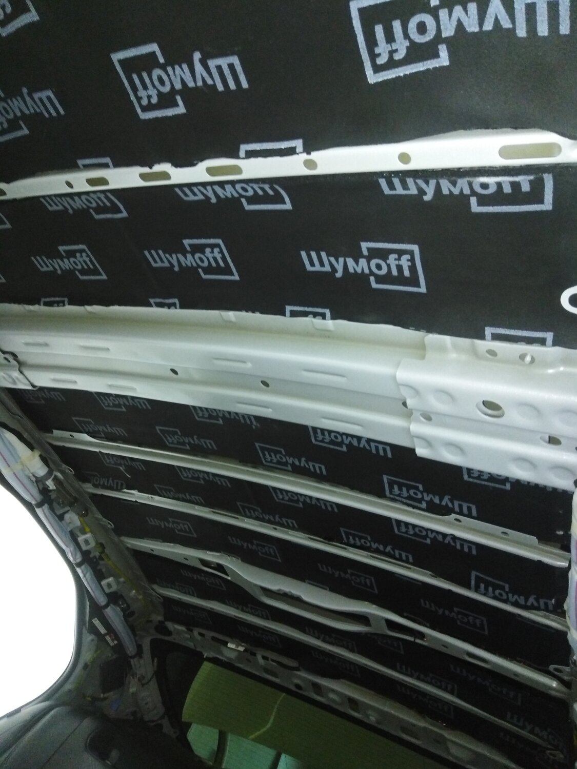 шумоизоляция авто, шумоизоляция крыши автомобиля, шумоизоляция крыши хонда цивик, шумоизоляция, шумоизоляция автомобиля