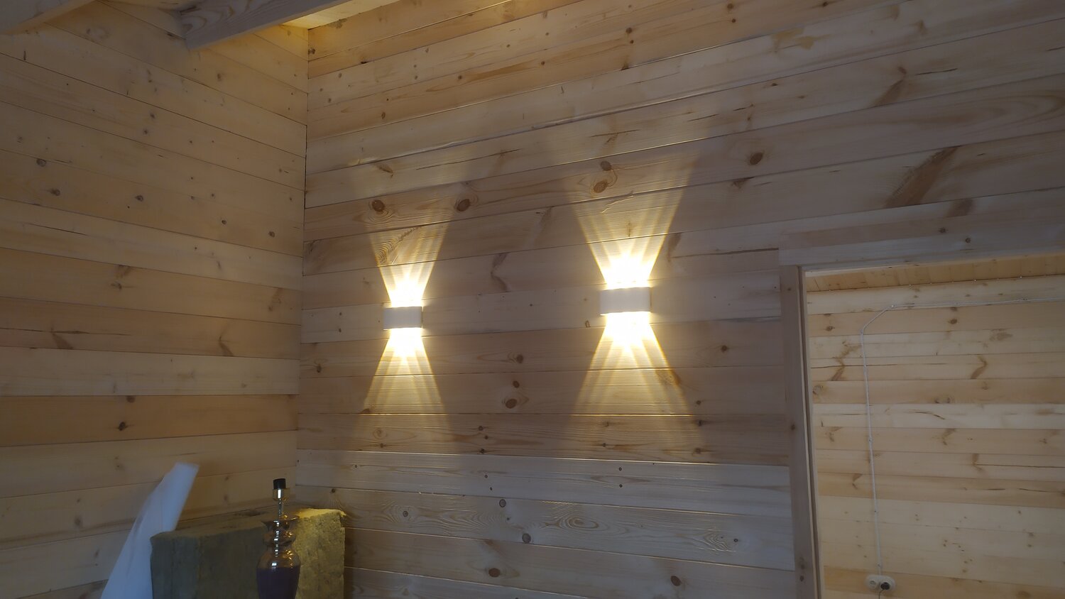 светильник для бани, настенные светильники на вагонку, светильник cariitti sx ii led ip67, светильники на вагонку, интерьер коттеджа