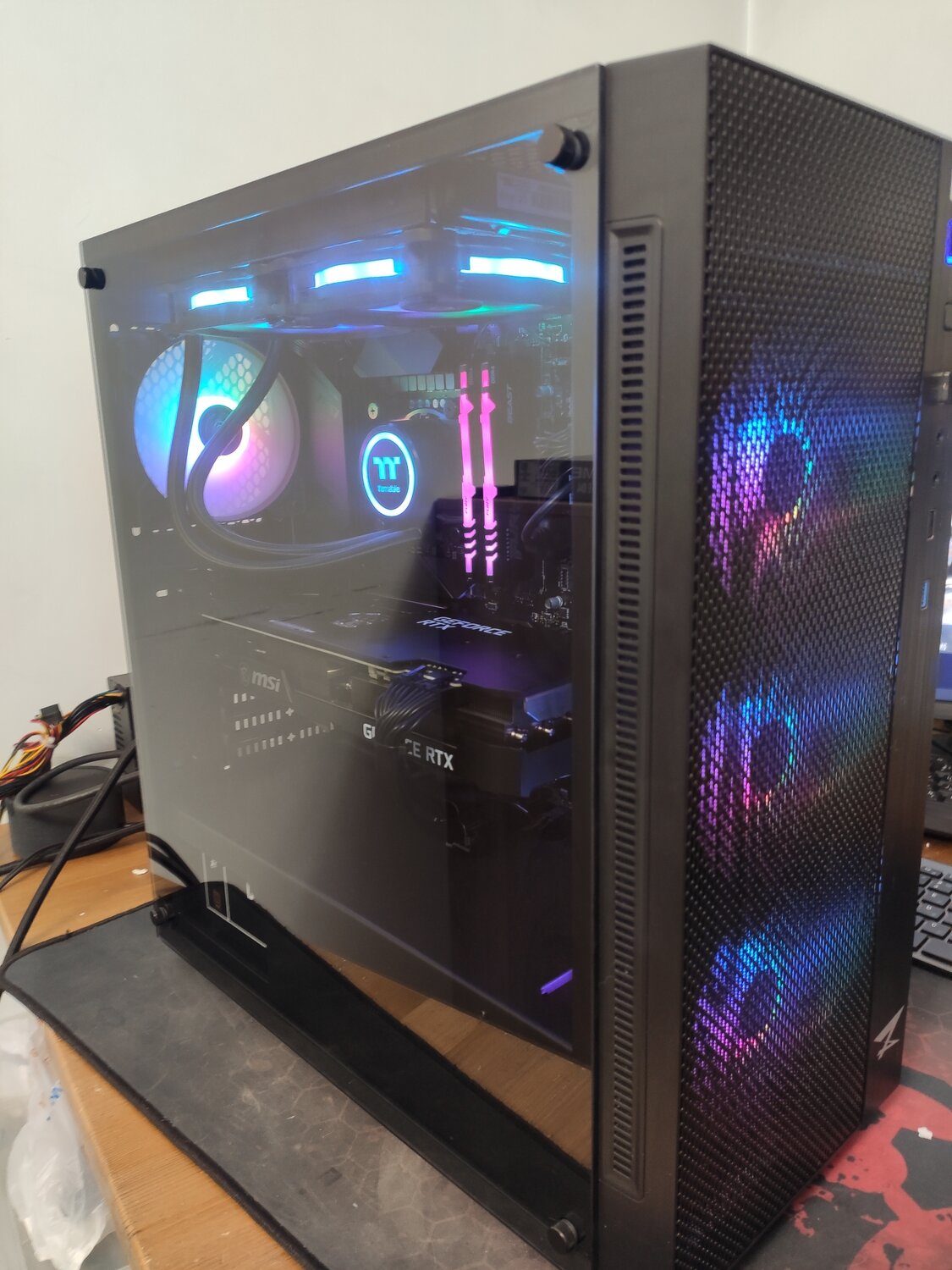 корпус deepcool matrexx 55 mesh add-rgb 4f, компьютеры, мощный компьютер, matrexx 55 4f, компьютерная техника