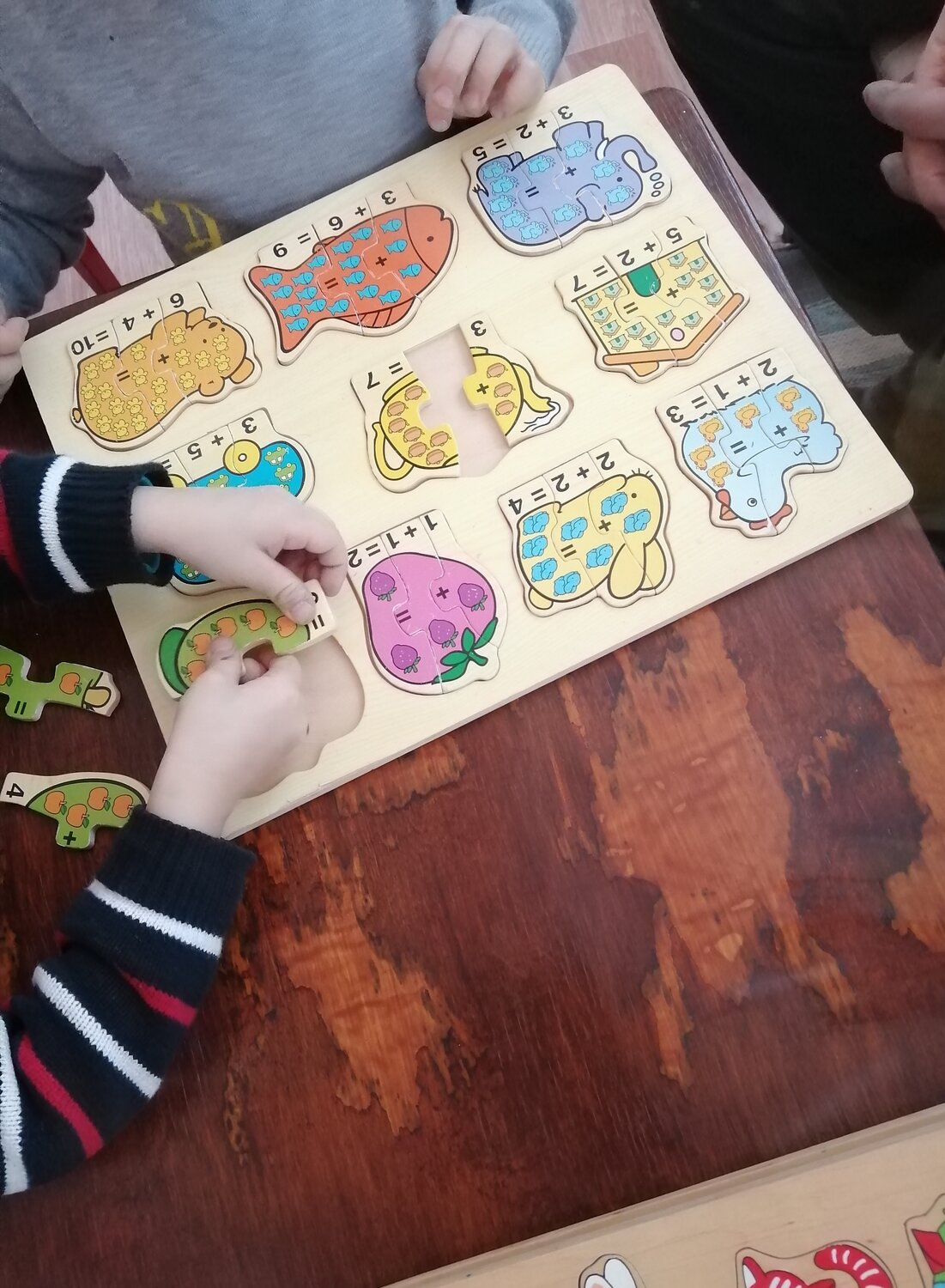 обучающие игрушки, игрушка для детей, деревянная игрушка пазл, детские животные, детская игра